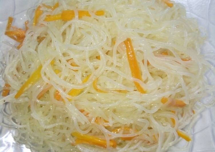 Cara Gampang memasak Bihun goreng wortel Lezat