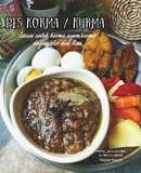 Pes Korma/Kurma (Ayam,Daging,Telur & Ikan)