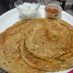 A picture of Masala paratha.