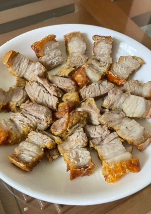 Hình của món Thịt ba chỉ nướng nồi chiên không dầu ^^.