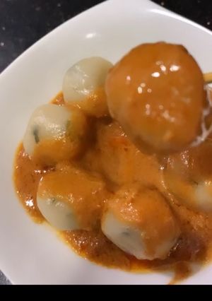 Foto resep Cilok (baso aci) bumbu kacang