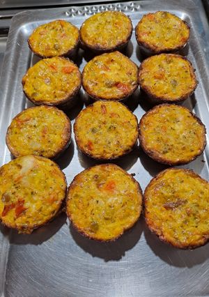 Una foto de Muffins de jardinera