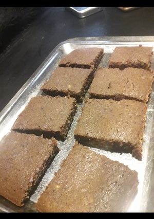 Una foto de Saludables brownies de banana🍌