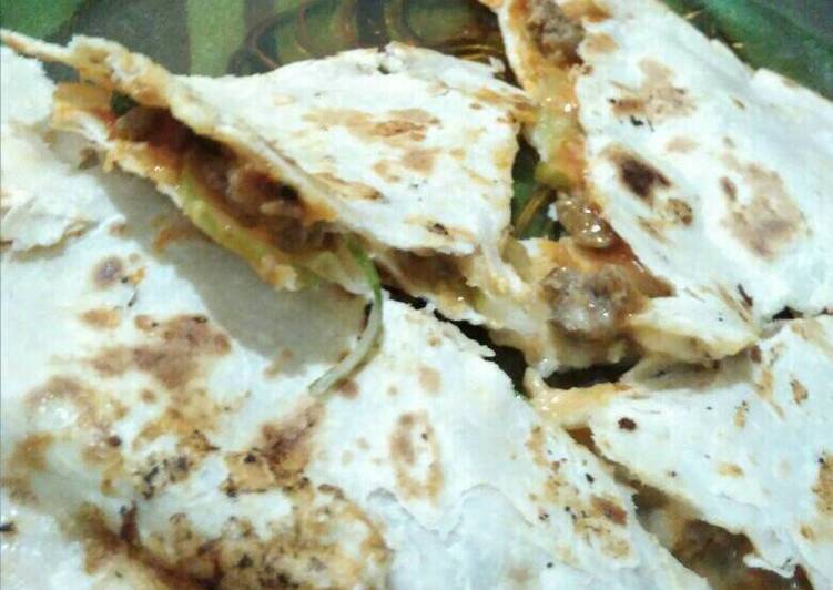 Resep Pizza tortila Anti Gagal
