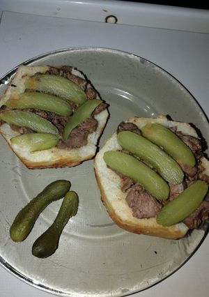 Májas töltött sajtpogácsa recept fotója