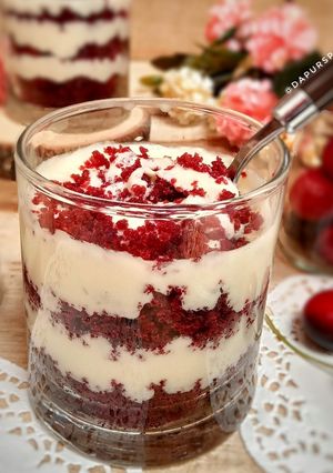 Foto resep Red Velvet in Jar