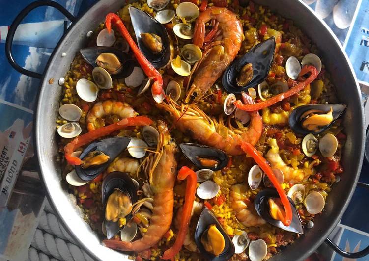 PAELLA DE MARISCO!🥘