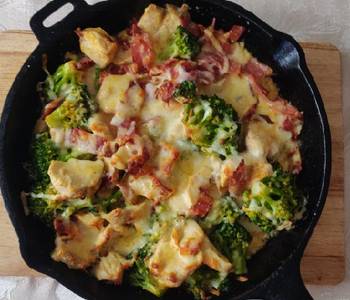 Fast Cooking Methods Bacon Broccoli  Chicken keto Casserole Delicious Nutritious