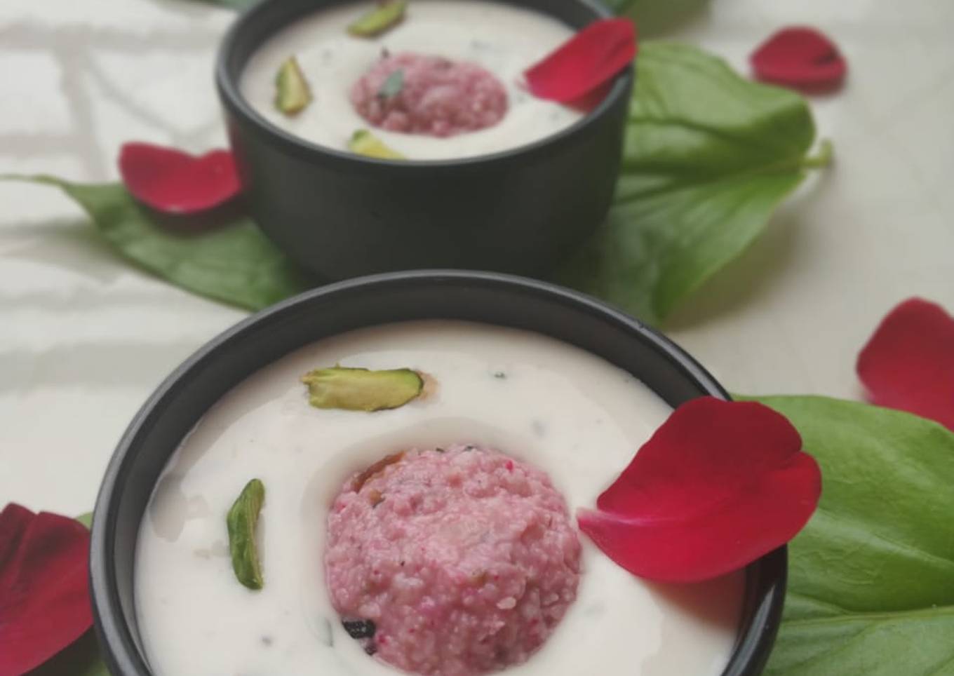 Paan petha balls and coconut​ rabdi