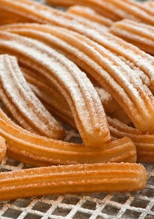 Una foto de Churros sin manteca