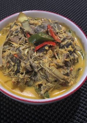 Foto resep Gulai Jantung Pisang Rebon