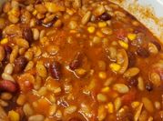A picture of crockpot pinto beans