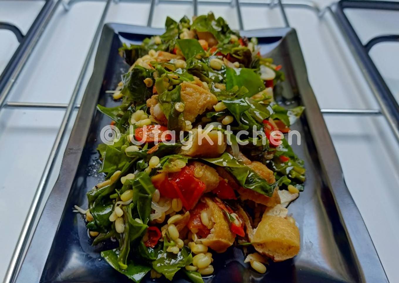 018. Tumis Daun Melinjo / So, Tahu dan Kecambah