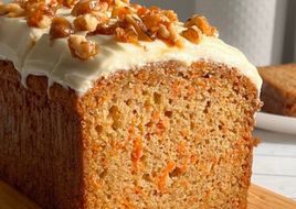 Carrot cake o Budín de zanahoria