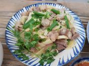 A picture of măng tươi xào ba chỉ