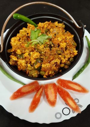A picture of Paneer bhurji.