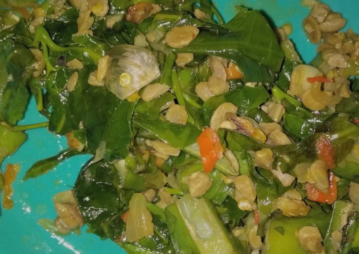 Tumis daun so & kecipir