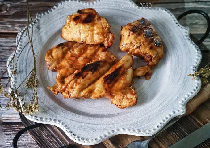 Resipi Ayam Panggang Teriyaki Oleh Ahlia Syed Firdaus Cookpad