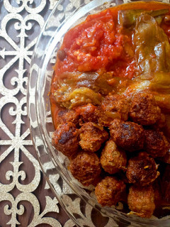 عکسی از دستور مسما بادمجان با گوشت چرخ کرده