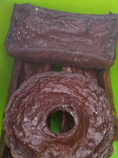 Una foto de Torta de plano