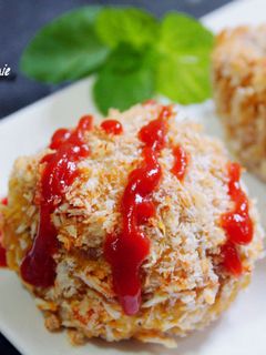 低卡免油炸~可樂餅 的食譜成品照片