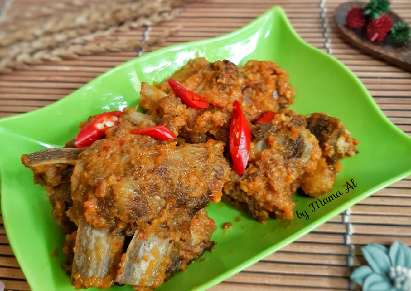 Iga Kambing Rica Rica