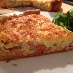 A picture of Bacon and Cheese Tart.