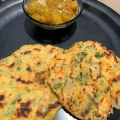 Rava masala roti A picture of Rava masala roti.
