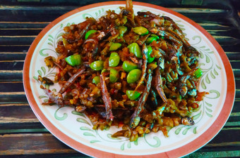 Resep Pare Tumis Pedas Teri Pete Anti Gagal