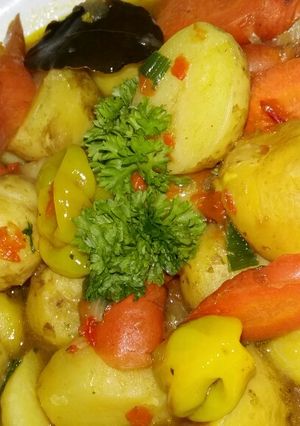 A picture of Scrumptious potato casserole.