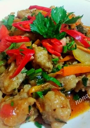 Foto resep Bakso saus lada hitam