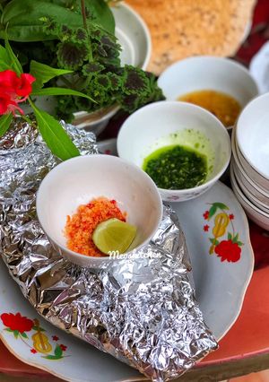 Hình của món Cá Chim Nướng Giấy Bạc.