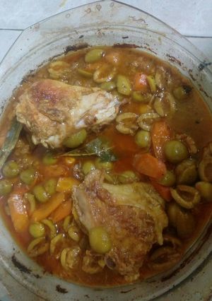 صورة لوصفة طاجين زيتون في الفرن🍗