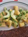 Ensalada de piña con pepino