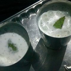 A picture of Mint chaas.