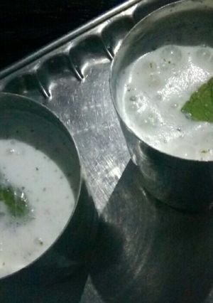 A picture of Mint chaas.