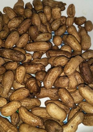 A picture of Boiled groundnuts.