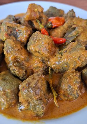 Foto resep Sambal Goreng Hati Sapi (1 kg) Kuah Gurih Pedas