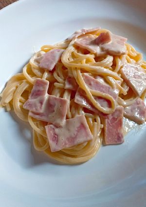 รูปของ สปาเก็ตตี้คาโบนาร่า 🍝