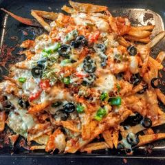 A picture of Pizza Fries.