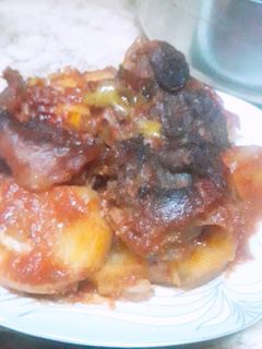 صورة لوصفة صينيه البطاطس باللحمه 🥘