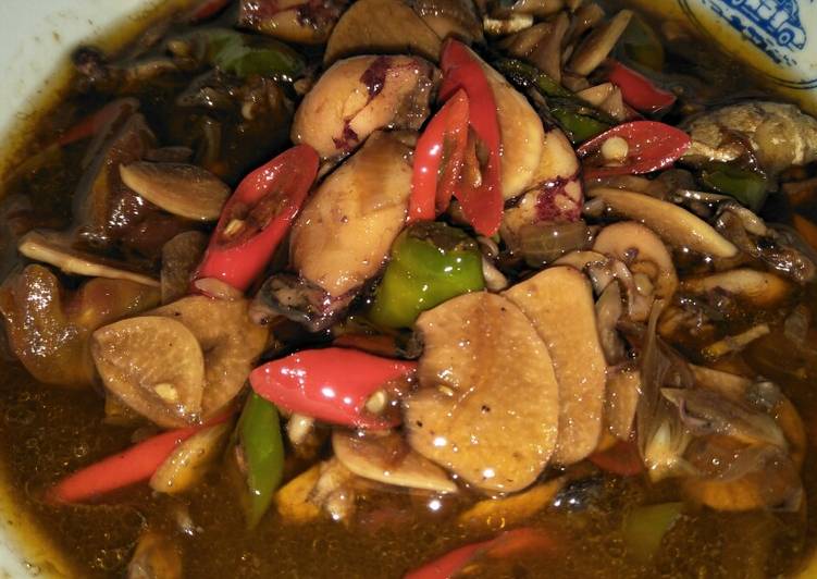 Resep Cumi mini masak oseng pedas Lezat