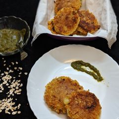 Oats tikki A picture of Oats tikki.