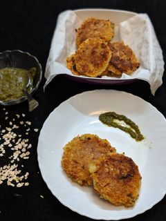 A picture of Oats tikki.