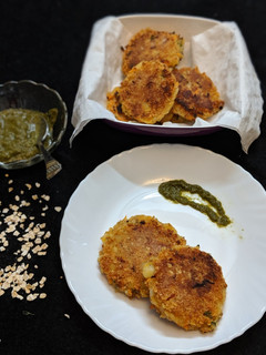 A picture of Oats tikki.