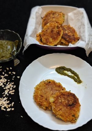 A picture of Oats tikki.
