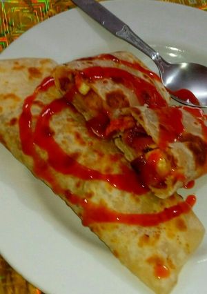 A picture of Stuffed paneer roll.