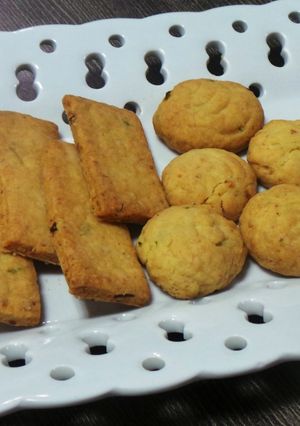 A picture of Spicy Cottage Cheese Cookies.