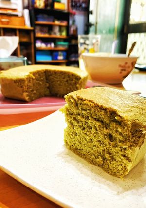 蓬鬆Q彈抹茶蛋糕 的食譜成品照片