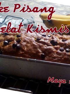 Foto resep Cake Pisang Cokelat Kismis